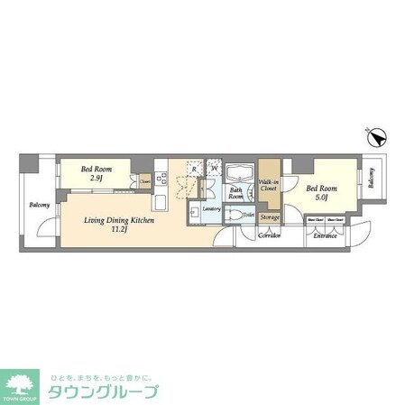グランカーサ瑞江の物件間取画像